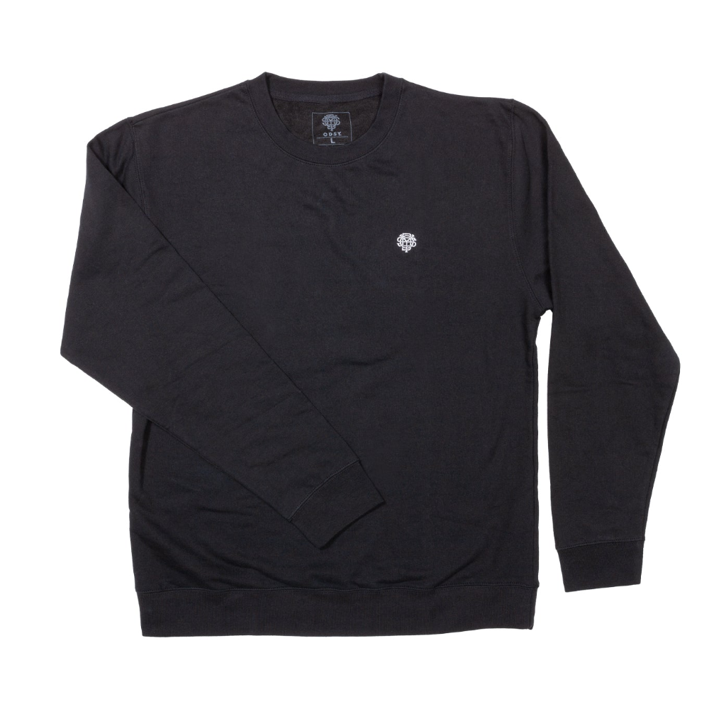 STITCHED MONOGRAM CREWNECK